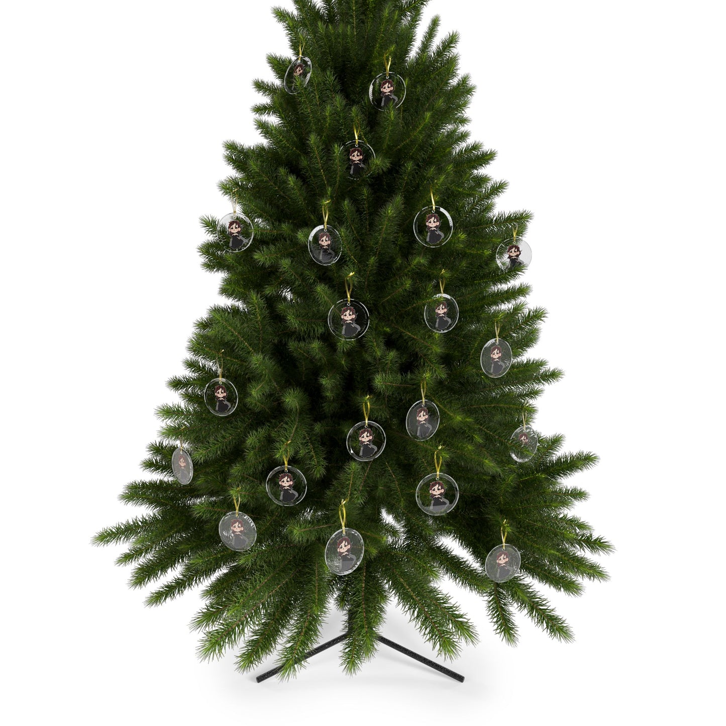 The Crimson Snow Crystal Ornament - Seraphine Ashcroft