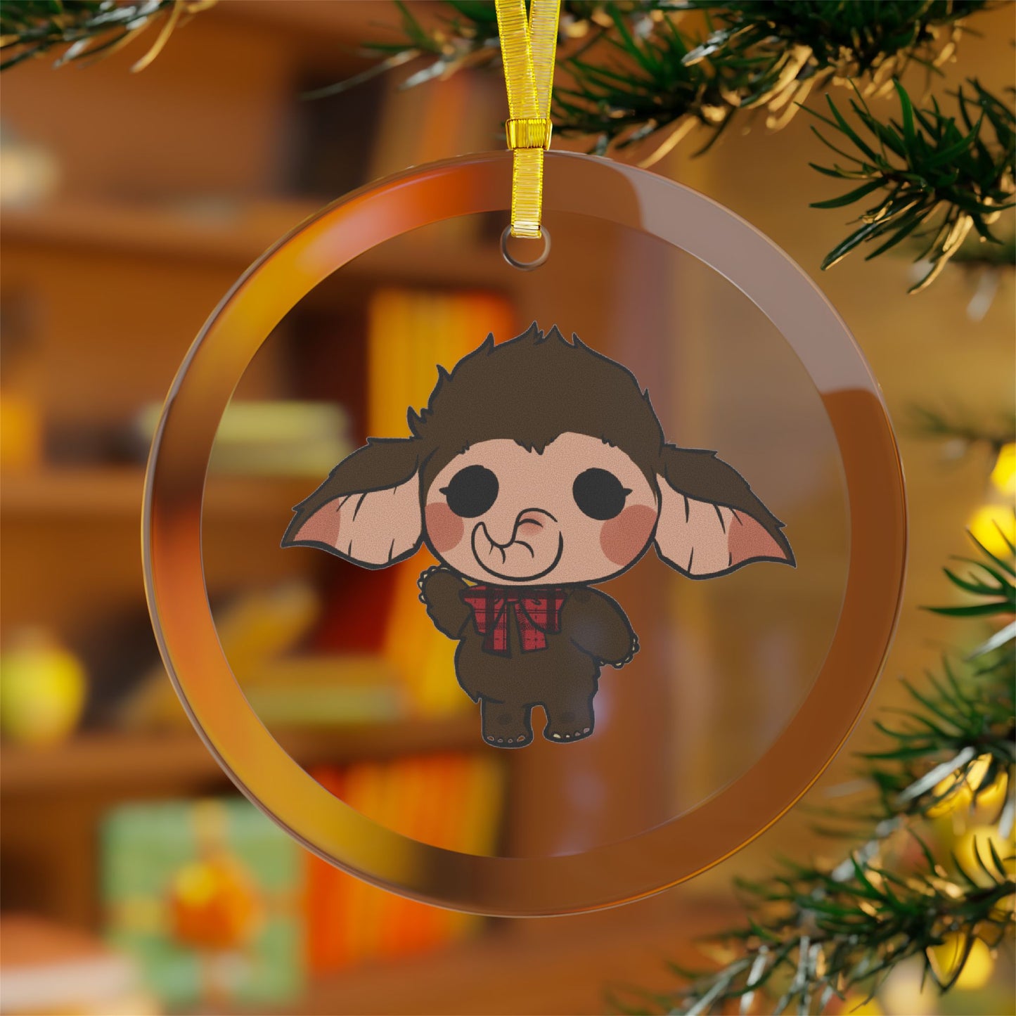 The Crimson Snow - Raggart - Glass Ornament