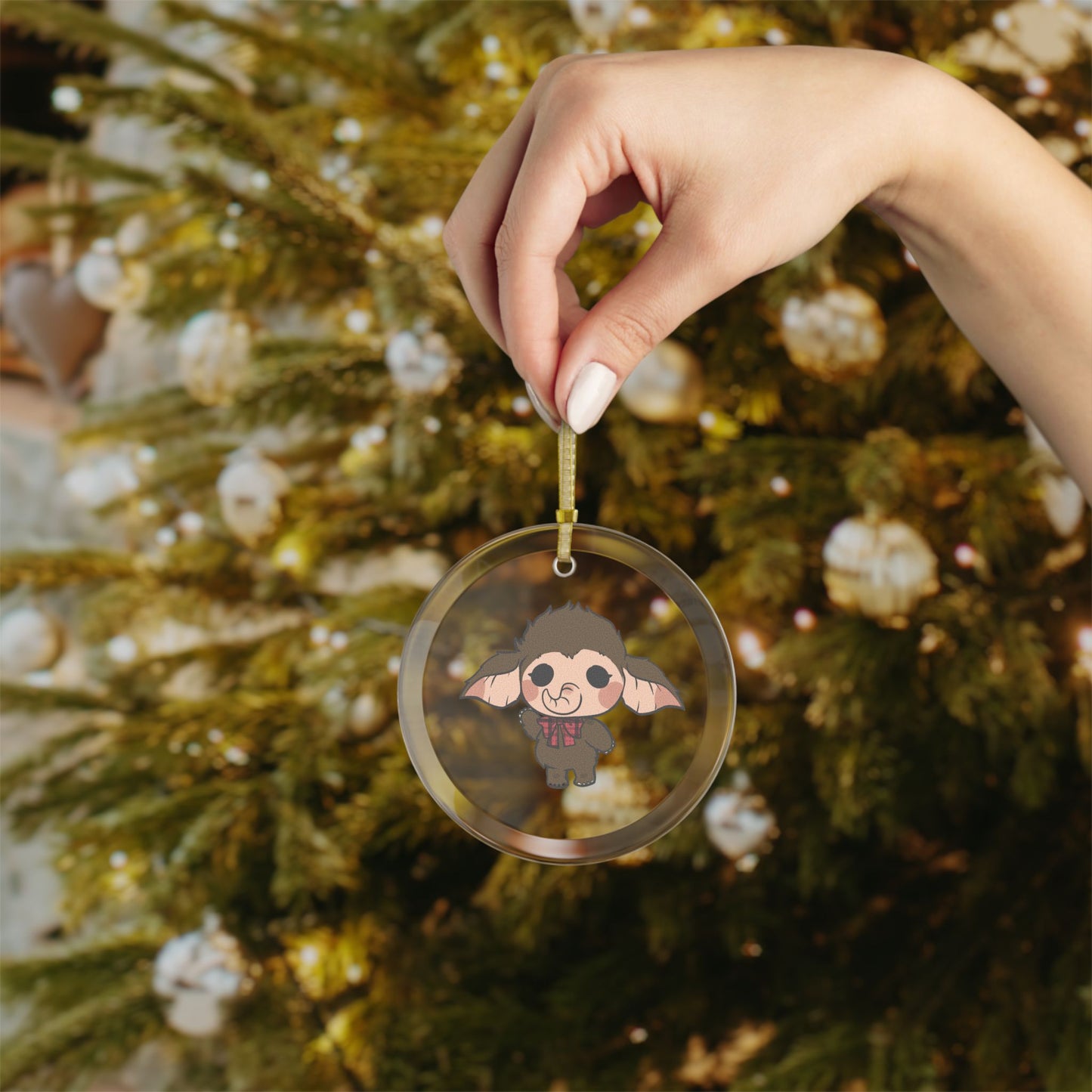 The Crimson Snow - Raggart - Glass Ornament