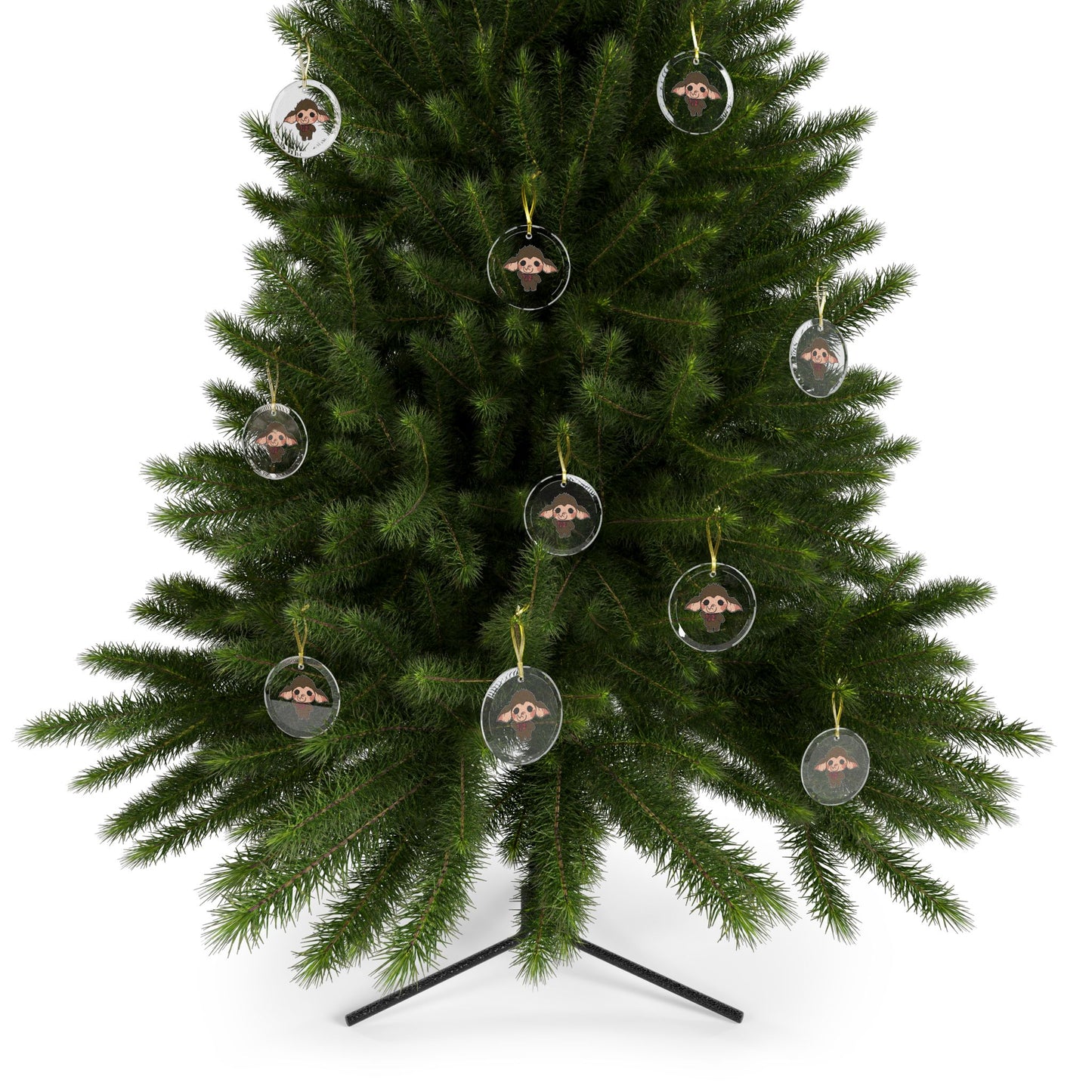 The Crimson Snow - Raggart - Glass Ornament