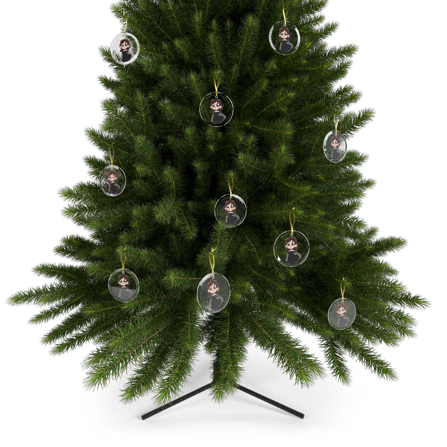 The Crimson Snow Crystal Ornament - Seraphine Ashcroft