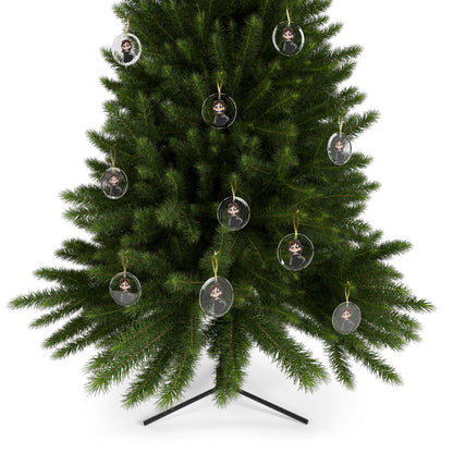 The Crimson Snow Crystal Ornament - Seraphine Ashcroft