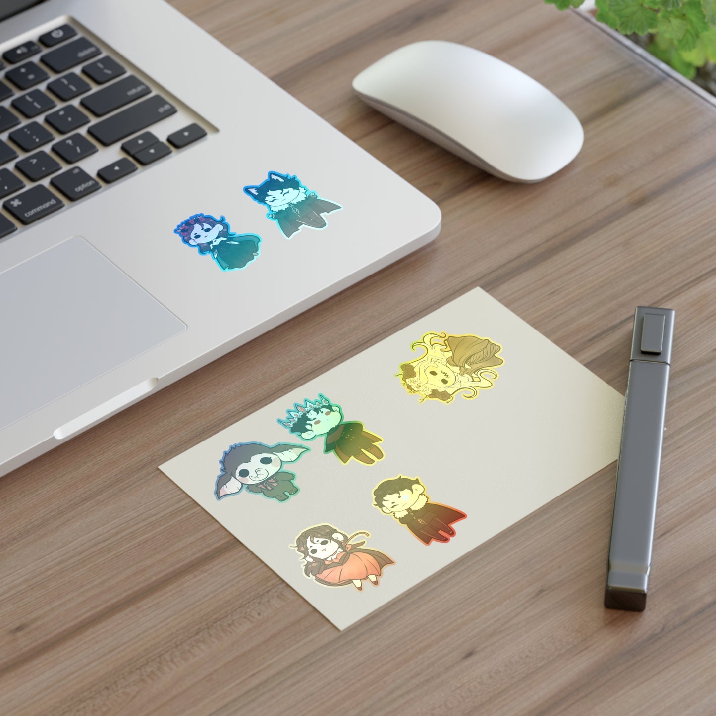 The Crimson Snow Character Sticker Sheets