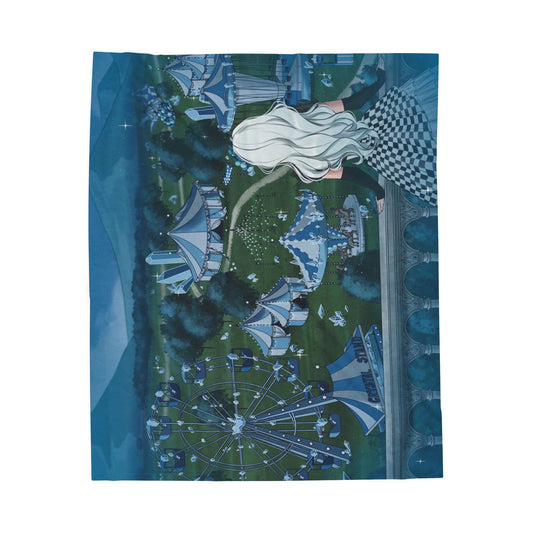 Enchanted Darkland Velveteen Plush Blanket - Cozy and Dreamy