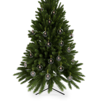 The Crimson Snow Crystal Ornament - Seraphine Ashcroft