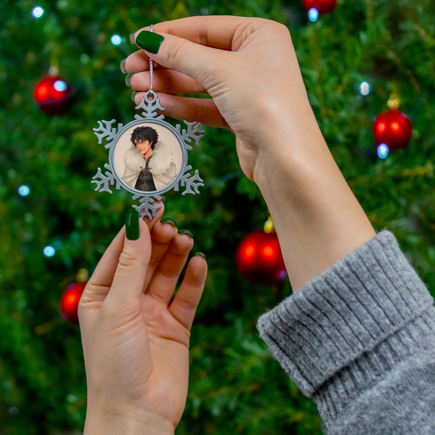 The Crimson Snow Ornament - Evren
