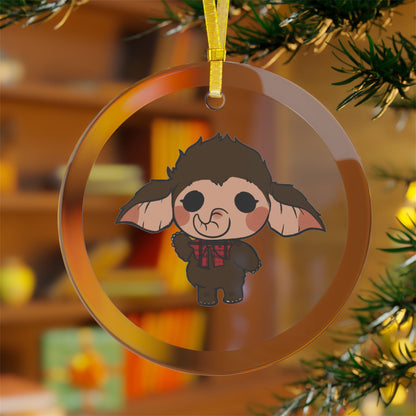 The Crimson Snow - Raggart - Glass Ornament