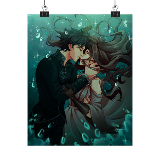The Crimson Snow - Underwater Poster